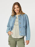THREADZ BOYFRIEND DENIM JACKET | 46757