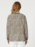 THREADZ | Le Marais V Neck Print Top - Animal - 48255