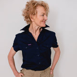 Light Weight Shirt Extended S/S | Blue