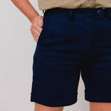 GREEN HIP |High Rise Shorts Original | Blue
