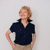 Light Weight Shirt Extended S/S | Blue