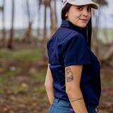 Light Weight Shirt Extended S/S | Blue