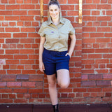 GREEN HIP |High Rise Shorts Original | Blue