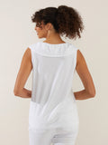 V-Neck Ruffle Tee