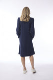 ORIENTIQUE ESSENTIAL KNIT DRESS | NAVY 91290