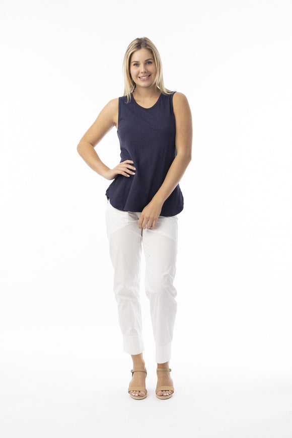 Orientique Essentials KNIT CAMI/ NAVY