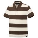 PILBARA KIDS STRIPE POLO | SCOUR/OLIVE