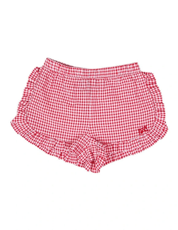 ANIMAL CRACKERS CHECKERED SHORT
