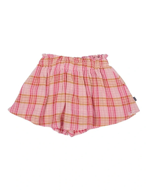 ANIMAL CRACKERS TEXTURE SHORT | PINK