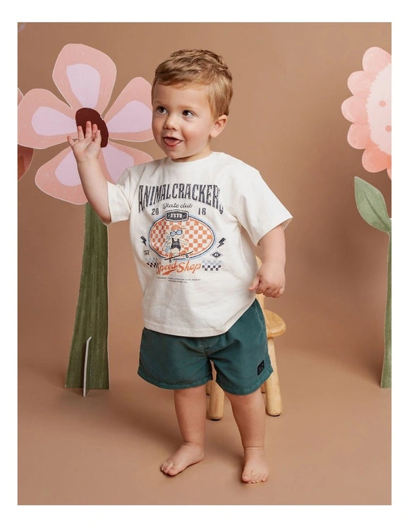 ANIMAL CRACKERS SOUTHWEST SHORT| TEAL