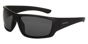 Carve Moray Polarized Sunglasses | Matt Black with Grey Lens