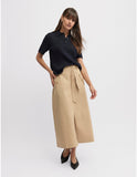 YARRA TRAIL | CAFE KNIT POLO - YTWN7735 | NAVY
