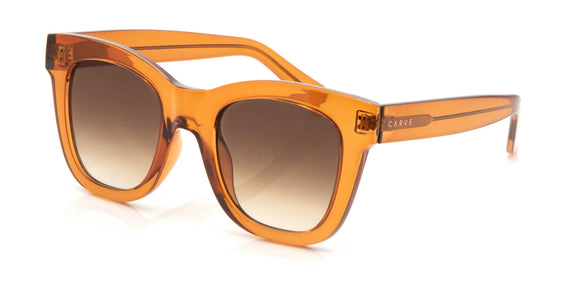 CARVE|Gloss Toffee Frame with Gradient Brown Lens