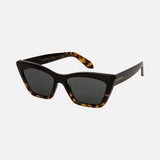 Carve Tahoe II Alyssa Spencer Polarized Sunglasses | Gloss Black Tort with Grey Lens