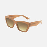 Carve Tahoe Sunglasses | Gloss Translucent Nude with Gradient Brown Lens