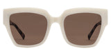 CARVE| Alabaster Creamy Tort Brown Lens