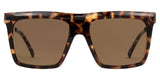 CARVE|Yoshi Gloss Tort Front with Gold Temple & Brown Lens