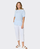 THREADZ | CHARMED STRIPE TEE
