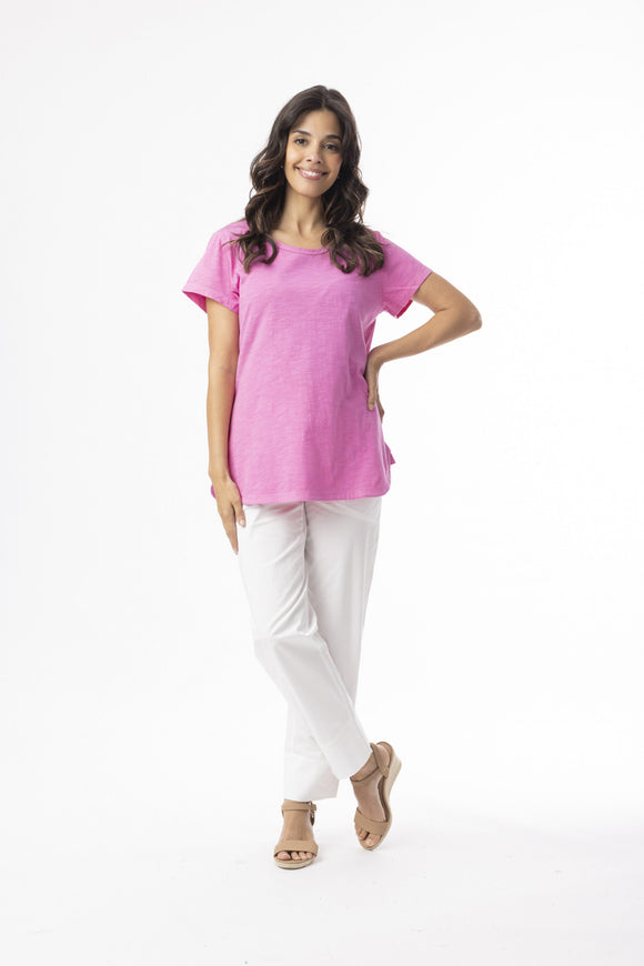 Orientique Essentials KNIT TEE CREW/ PINK