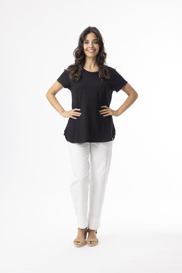 Orientique Essentials KNIT TEE CREW / BLACK