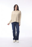 ORIENTIQUE KNIT JUMPER 1327 | NATURAL MELANGE