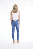 ORIENTIQUE LIGHT WASH PULL ON JEAN 9633