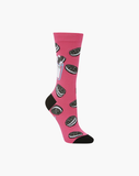 Bamboozld Womens Oreo Sock | Pink