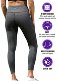 LE SCULPT Full Length High Waisted leggings Fine Stripe Brushed SKU: BDSP1628S