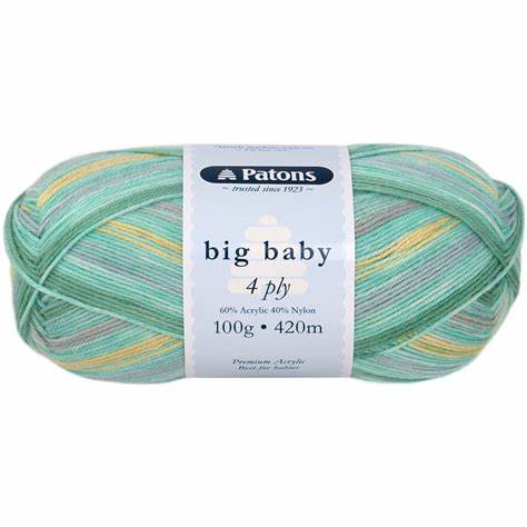 YARN Patons Big Baby |WATERCOLOUR 2310