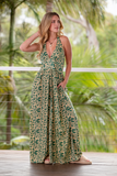CIENNA DESIGN| GEO HALTER JUMPSUIT