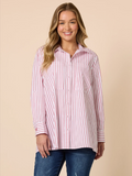 THREADZ OFF THE CUFF SHIRT | RED/WHITE 48649