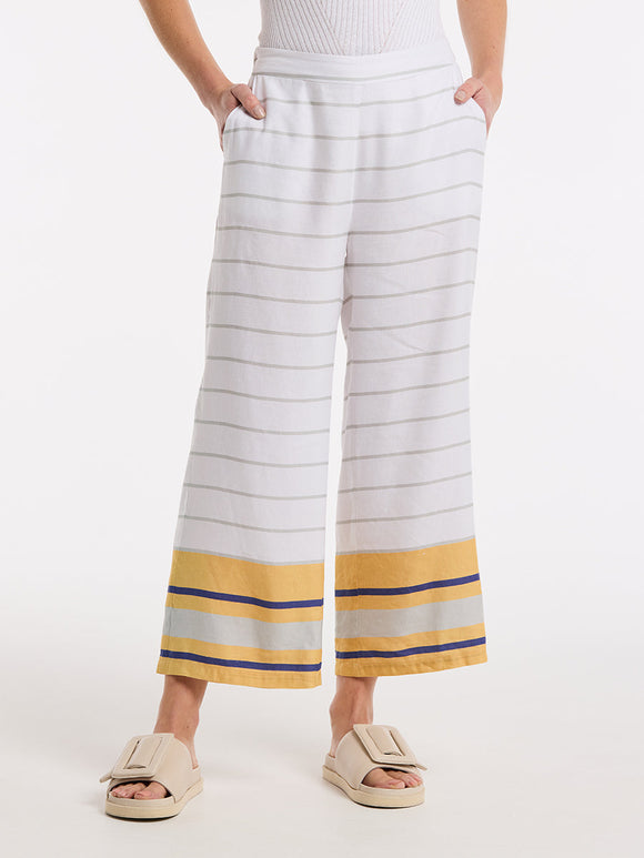 MARCO POLO WIDE LEG STRIPE  PANT