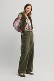 YARRA TRAIL | Woods Wide Leg Pant | Loden