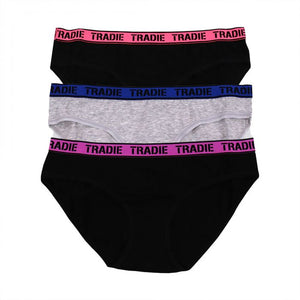 TRADIE LADY BIKINI 3 PK |BLACK