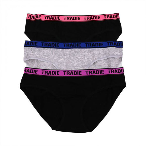 TRADIE LADY BIKINI 3 PK |BLACK