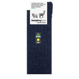 H/L Fine Merino/Baby Alpaca Blend Ribbed Health Sock ®