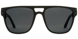 Carve The Hub Polarized Sunglasses | Matt Black with Grey Lens