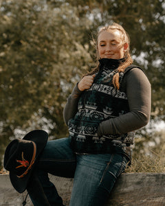 Womens Maybelle Vest | Black