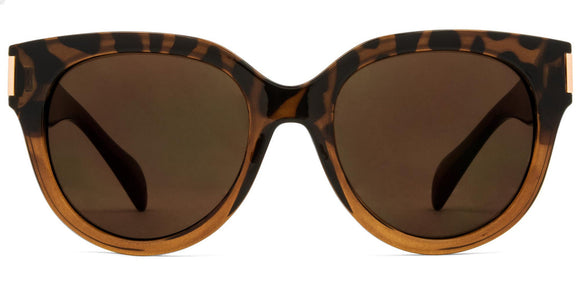 Carve Vivian Sunglasses | Gloss Tort with Toffee Brown Lens