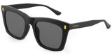 Carve Kirby Sunglasses | Semi Gloss Black with Grey Lens