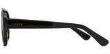 Carve Zion Sunglasses | Gloss Black with Brown Yellow Gradient Lens