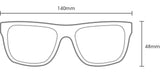 Carve Crimson Polarized Sunglasses | Matt Navy-Clear with Crystal-Grey Lens
