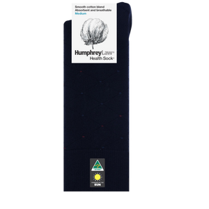 H/L 85% Mercerised Cotton Health Sock® | Net Diamond