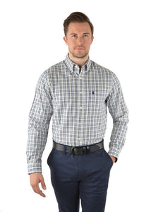 Thomas Cook Viv Check L/S Shirt | Navy/Grey Marle