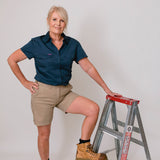 GREEN HIP |High Rise Shorts Original | Khaki