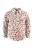 HARD SLOG Kids Drew Half Placket Shirt L/S