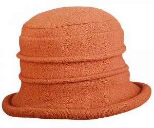 AVENEL OLIVIA Boiled Wool Cloche | Russett