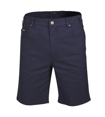 Pilbara Mens Cotton Stretch Mid-Length Jeans Short