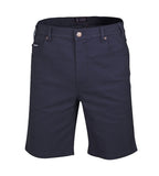 Pilbara Mens Cotton Stretch Mid-Length Jeans Short