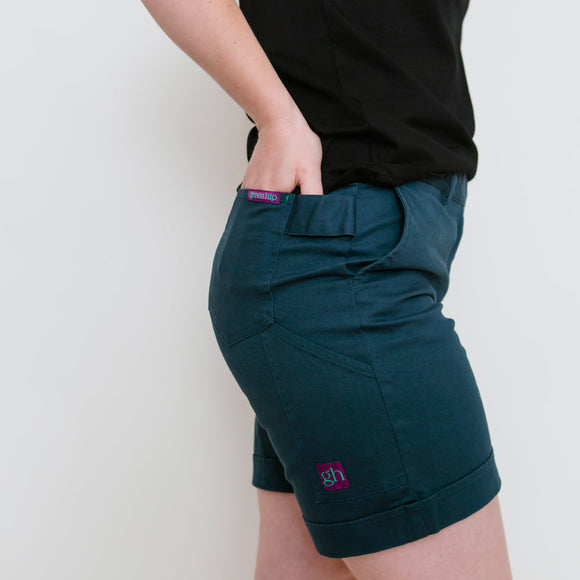 GREEN HIP |High Rise Shorts Original | Gardener Green
